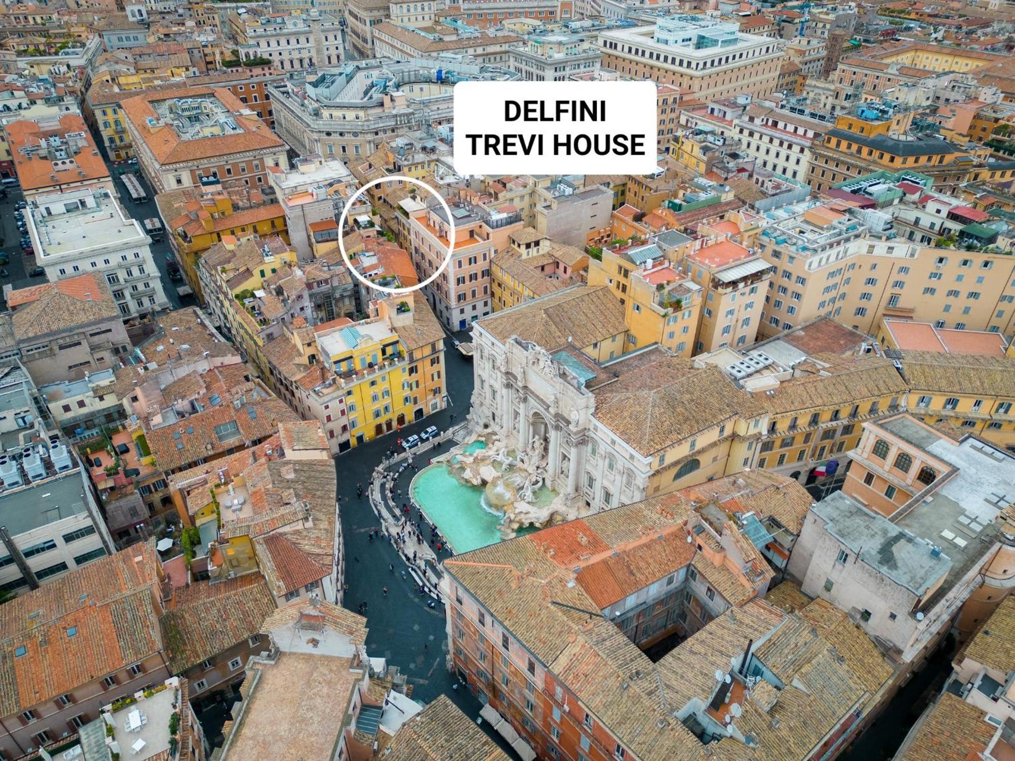 Delfini Trevi House Hotell Rom Exteriör bild